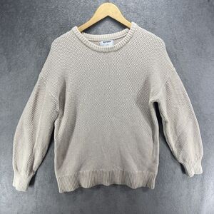 EUC Old Navy Cream Oatmeal Sweater Mens Size M‎ Tunic Length